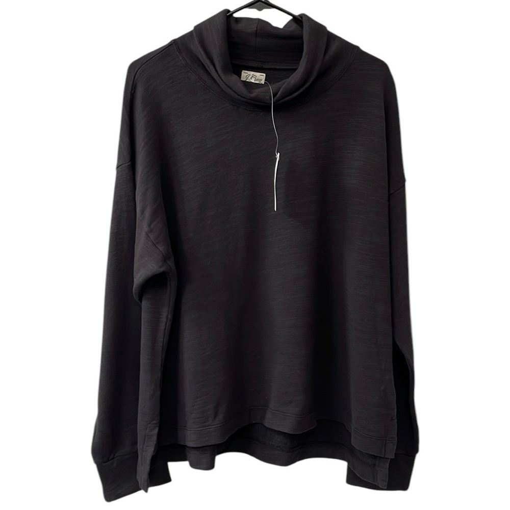 NWT J. Crew Vintage Fleece Collection Cowl Neck Pullover Sz XL